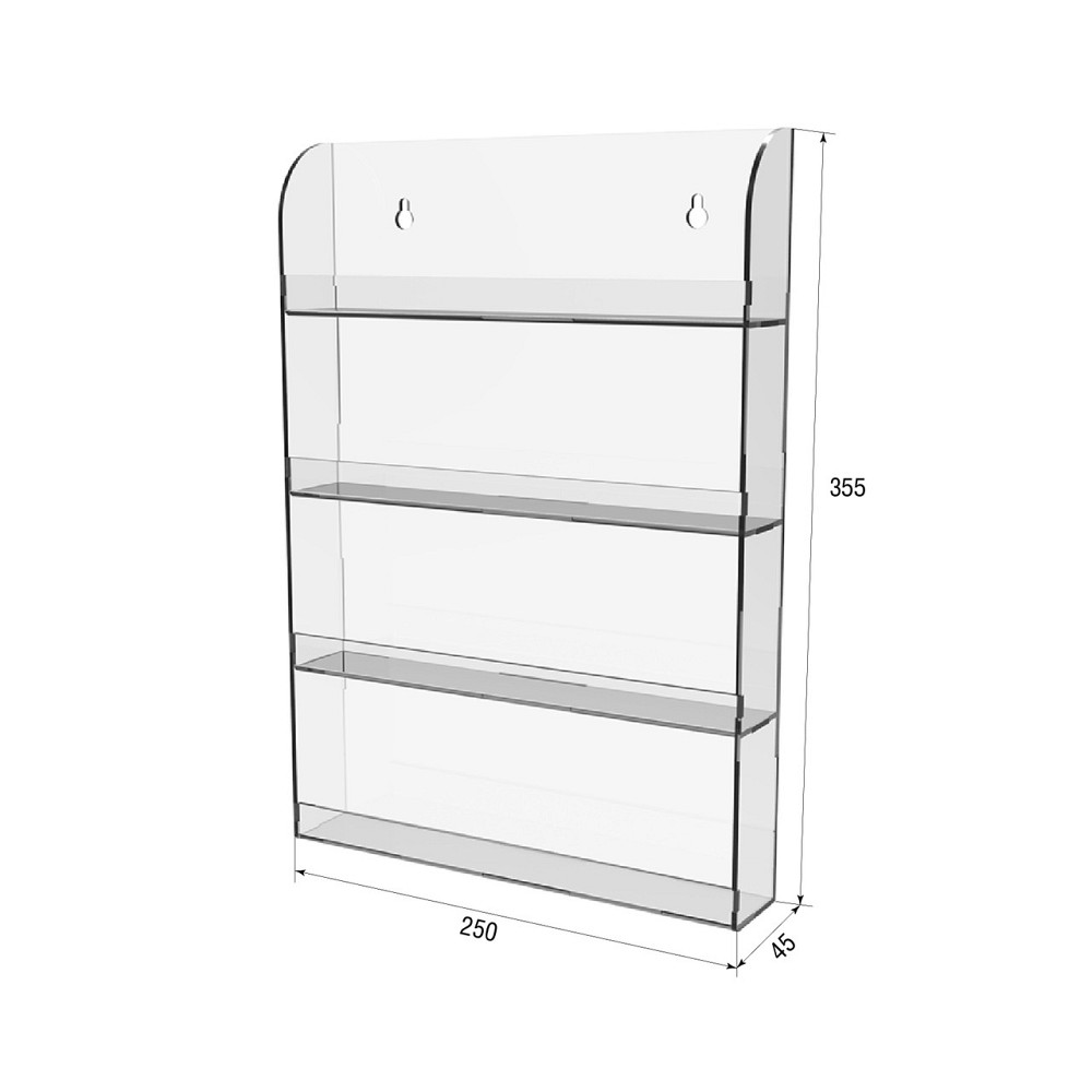 Стенд для лаков EKOSTAR 250х45х356 мм 4-х яр Киев - изображение 2