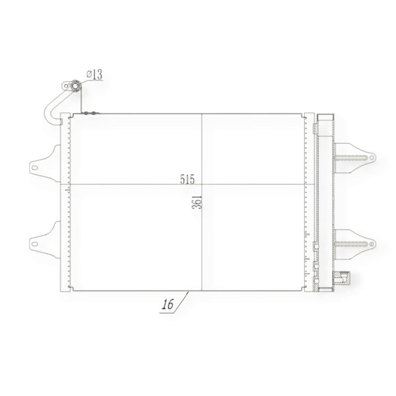 Радиатор Skoda Fabia, Roomster 99- кондиционера Мукачево - изображение 1
