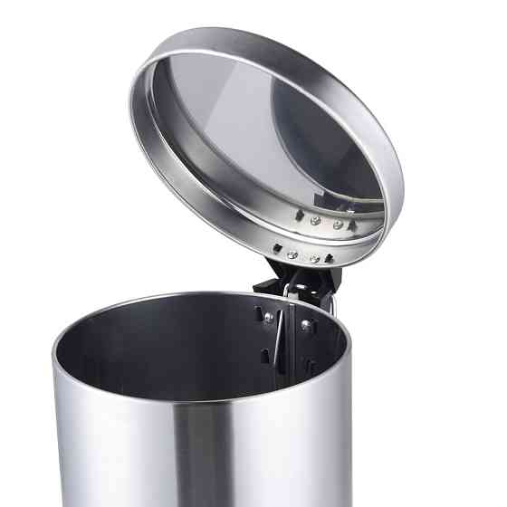 Круглое мусорное ведро с плавным закрытием Mixxus Ellipse-TC0205, 5 л, нержавеющая сталь Харьков