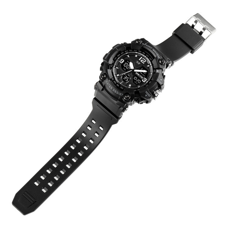 Мужские спортивные наручные часы Skmei 1742 Hamlet (Черные) Киев - изображение 6