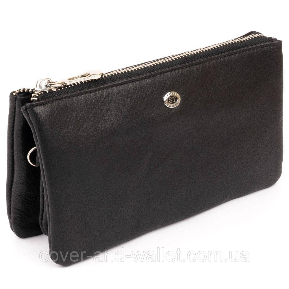Просторий чоловічий гаманець-клатч з натуральної шкіри ST 008 Leather Київ - фото 1