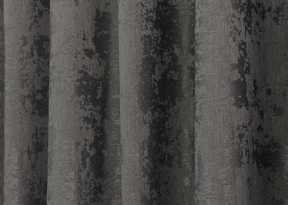 Комплект готових штор VR-Textil Жакард Sultan № 1723ш Графітовий 100х290 см 2 шт (31-925) Киев - изображение 7