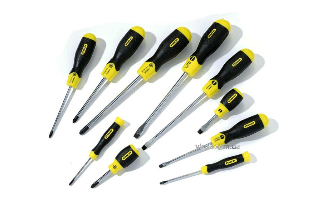 Набір викруток STANLEY : SL/PZ в пластмасовому футлярі, 10 шт. Одеса - фото 1