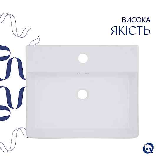 Раковина Qtap Nando LT 500х420х130 White QT12116146AW Київ