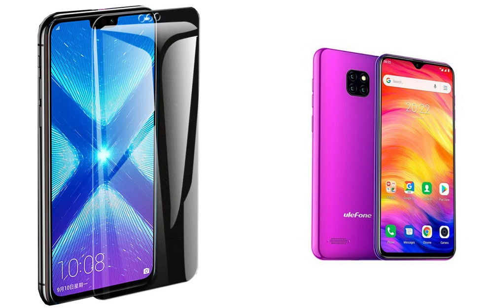 Защитное стекло NeoGlass для Ulefone Note 7, Note 7P – ультрапрозрачное и устойчивое Киев - изображение 2