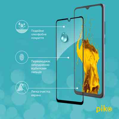 Скло захисне Piko Full Glue ZTE Blade A52 Black (1283126545528) Вінниця
