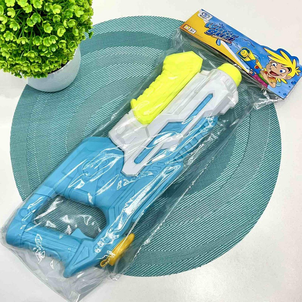 Бластер водяний з помпою 35 см Білий з блакитним (MR 0505) Чернигов - изображение 3