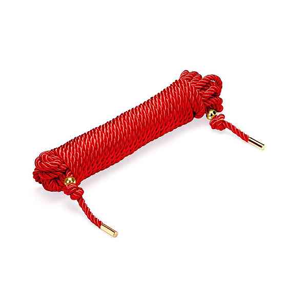 Мотузка для шибарі Liebe Seele Shibari 10M Rope Red, комбінований склад Sex Aura Київ