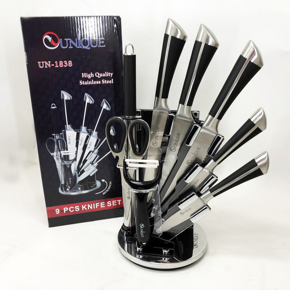 Кухонные ножи для готовки, Кухонный нож из нержавеющей стали металлический, Универсальный набор ножей QF-39 Львов - изображение 2