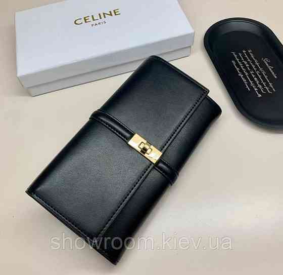 Женский брендовый коешелек Celine (924) black Киев