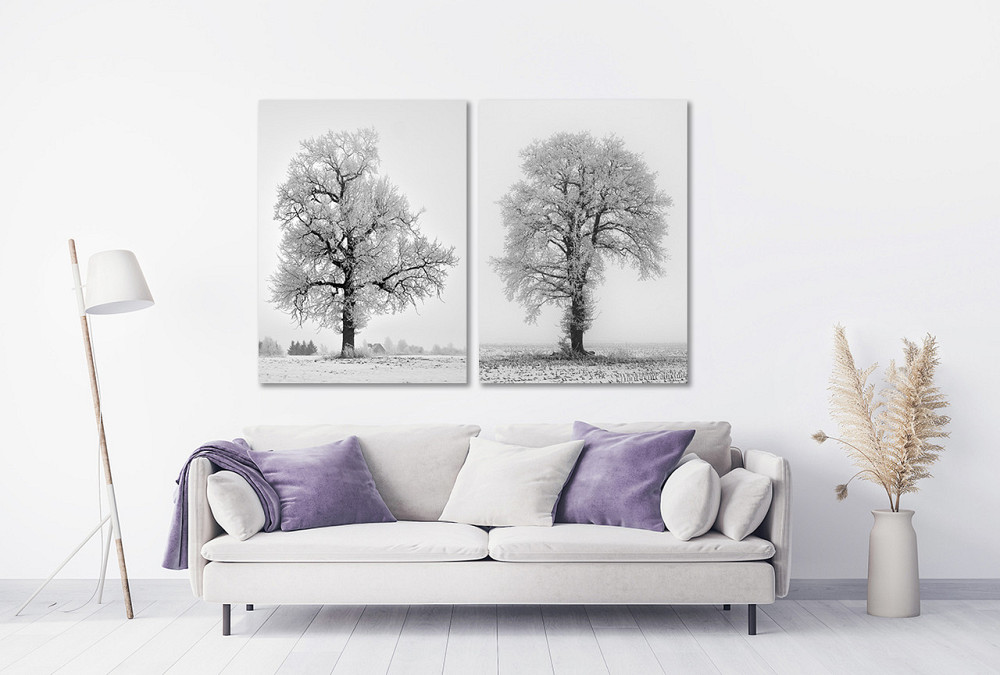 Модульная картина в гостиную / спальню  Дерева  TLV-2_041 90x132 см Київ - фото 2