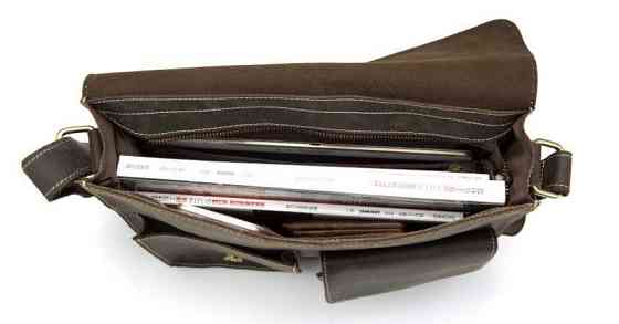 Cумка мужская с эффектом старины Vintage 14697 Коричневая Киев