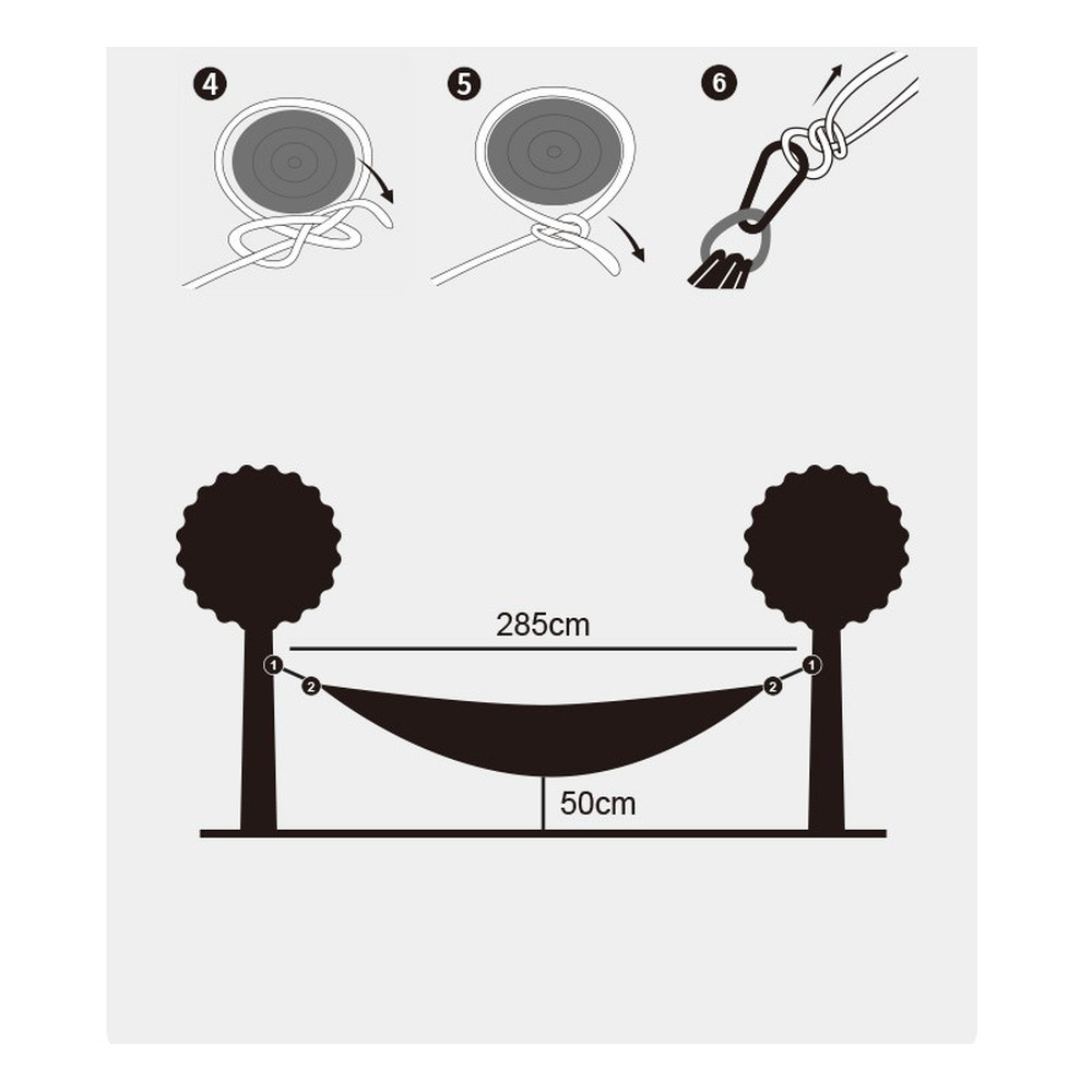 Гамак Naturehike одинарний NH21DC011, оливковий Київ - фото 5