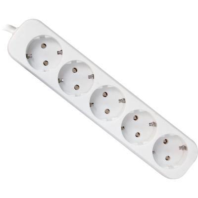 Сетевой удлинитель Defender E550 5.0 m 5 роз white (99231) Винница - изображение 1