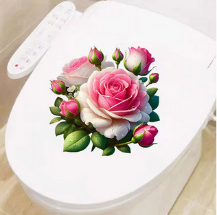 Наклейка на крышку унитаза Розы Киев - изображение 2