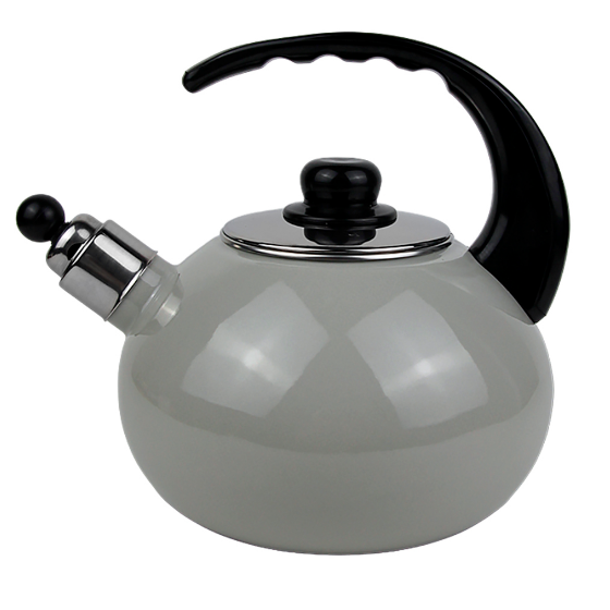 Чайник 2,5л емальований зі свистком сірий KAMILLE Житомир