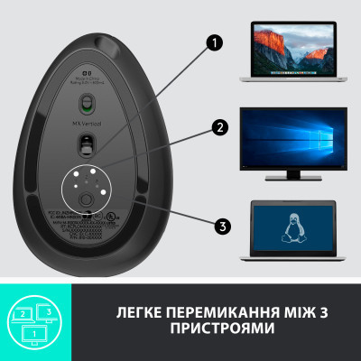 Мишка Logitech MX Vertical (910-005448) Вінниця - фото 2