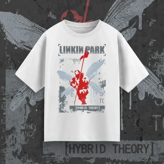 Футболка мужская с принтом Linkin Park Hybrid Theory WE Размер 48 Anime1060 Днепр