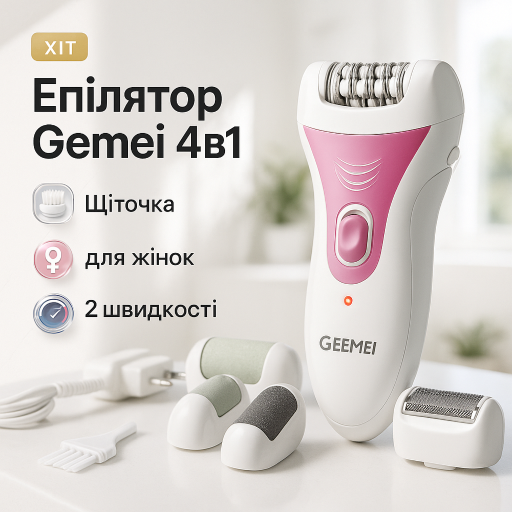 Эпилятор для тела с быстрой зарядкой, Эпилятор-пемза для ног Эпилятор женский подмышек TM-20 Львов - изображение 16