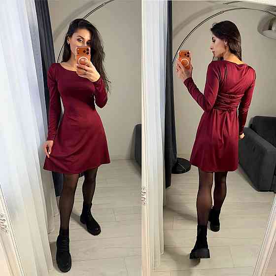 Жіноча романтична сукня зі шнурівкою на спині мікродайвінг Одеса