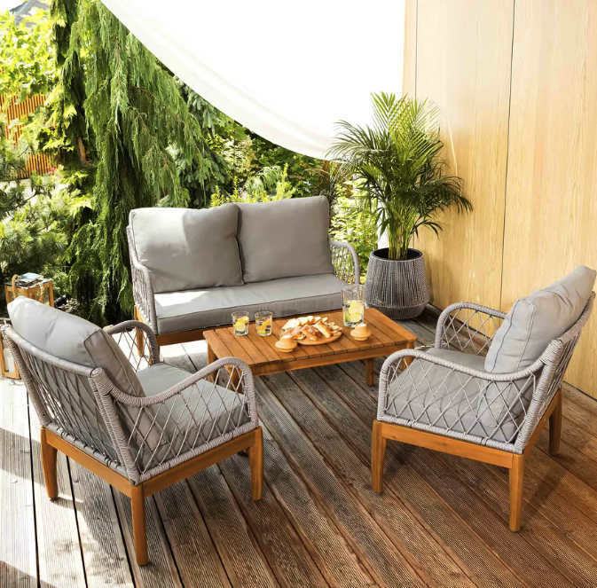 Комплект садових меблів Di Volio Ragio сірий Киев - изображение 8