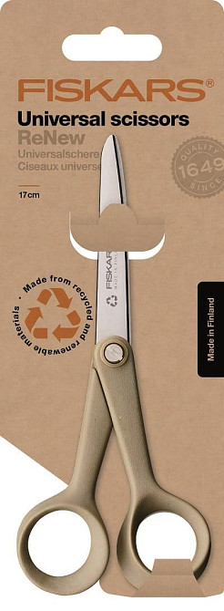Универсальные Ножницы экологичные маленькие 16.7 см Fiskars 