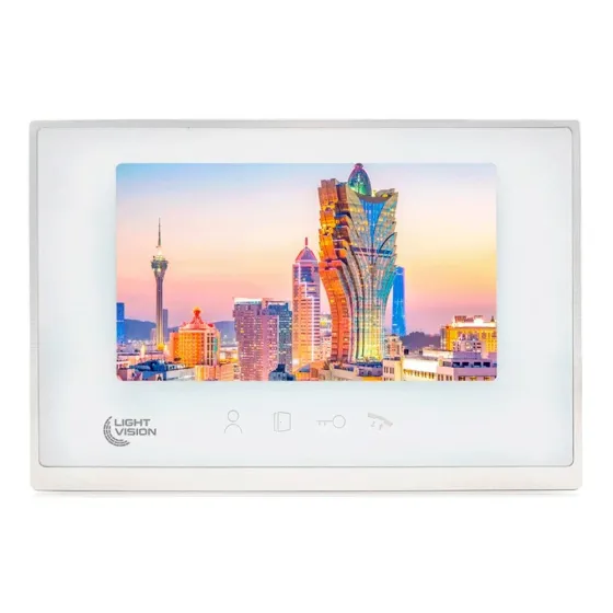 Відеодомофон 7” Light Vision MACAO FHD White (82-00202) Киев