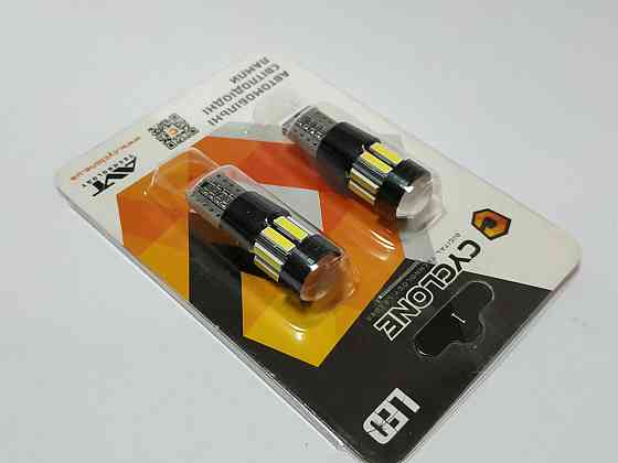 Лампочка без цок.Т10 10LED CAN 7020-10 12V Cyclone 067 (220 lumen) Винница