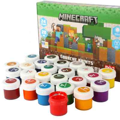 Гуашеві фарби Yes Minecraft 24 кольорів по 20 мл (230409) Вінниця