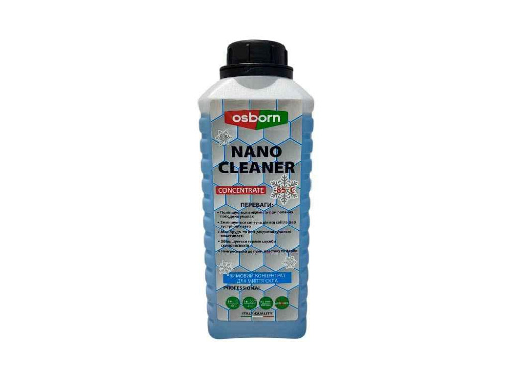 Жидкость для омывания стекла NANO Cleaner OSBORN concentrate -85С 1л OZON ТМ ОКЕАН Solmir Киев - изображение 1