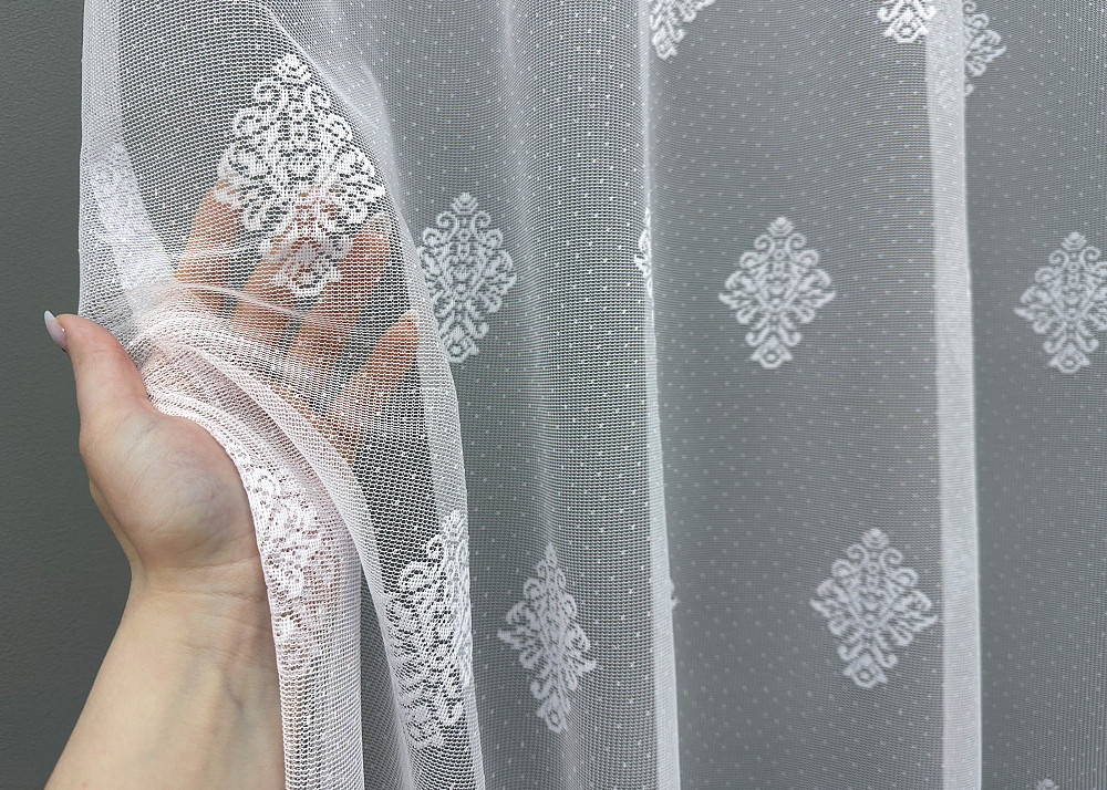 Тюль VR-Textil 1570т Преміум Холодний білий 500х270 см (42-1138) Київ - фото 4