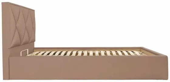 Кровать Двуспальная Leeds Comfort 180 х 190 см Fly 2213 С подъемным механизмом и нишей для белья Светло-коричневый Киев