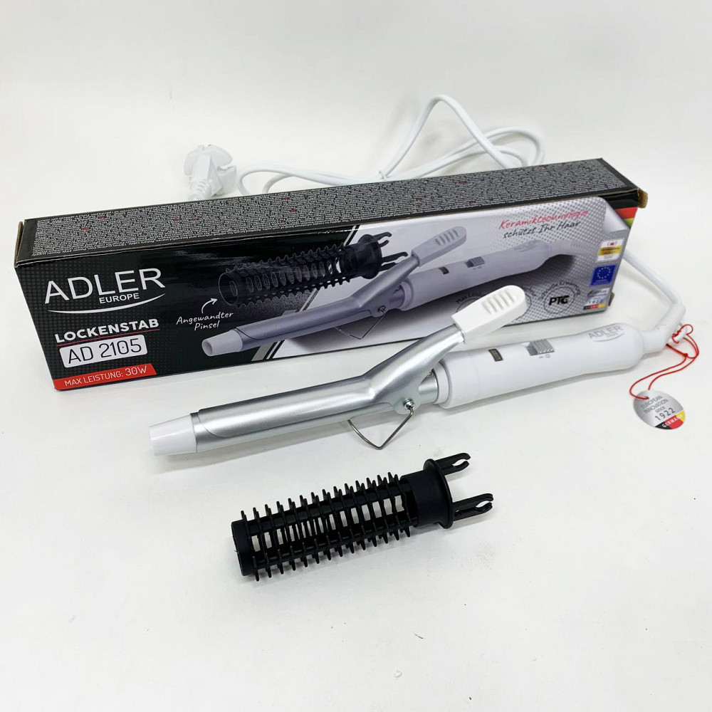 Щипцы для завивки и объема Adler AD 2105 20Вт, Утюжок для завивки волос Прибор волос VN-44 Львов - изображение 9