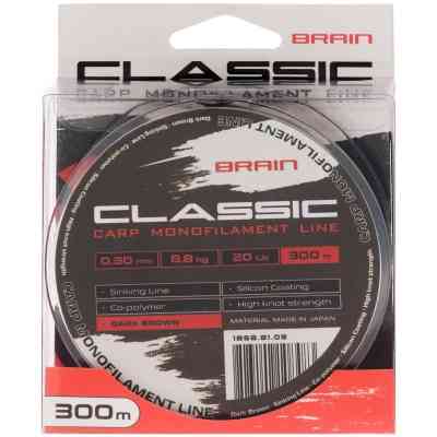 Волосінь Brain Classic Carp Line (dark brown) 300m 0.30mm 20lb 8.8kg (1858.81.03) Вінниця