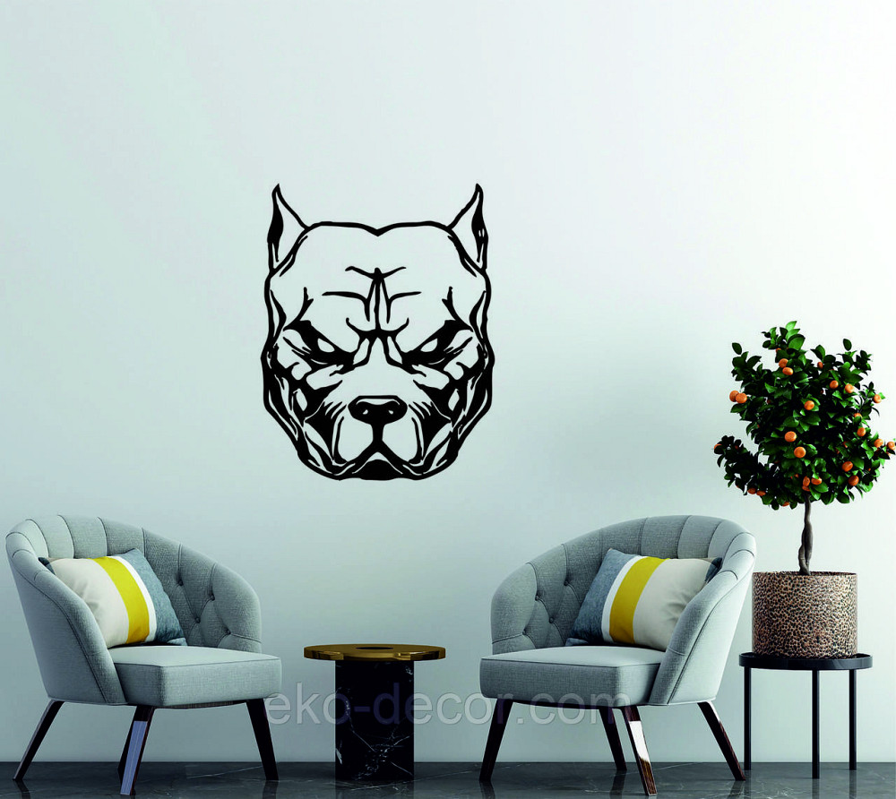 Декоративне настінне Панно «Собака», Декор на стіну 110*86 см, Чорний Київ - фото 8