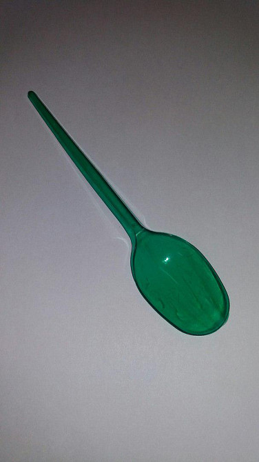 Ложки Юнита пластиковые Премиум 100 шт Зеленые Харків - фото 1