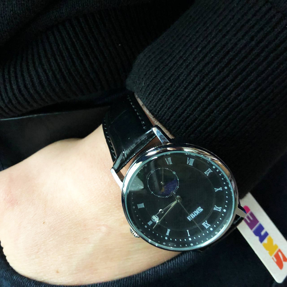 Чоловічі годинники стильні наручні чоловічі стрілочні SKMEI 9308BKBK Наручні годинники UQ-37 Івано-Франківськ - фото 8