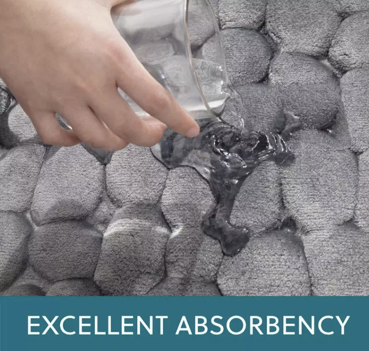 Коврик под дверь, Коврик для ванной комнаты, коврик для туалета, бежевый, размер 40*60см, Киев - изображение 7