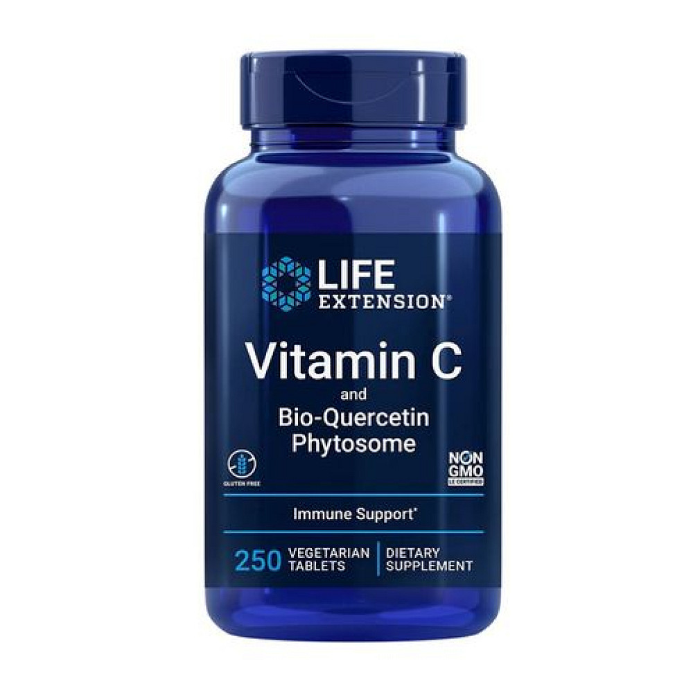 Vitamin C and Bio-Quercetin Phytosome - 250 tabs Луцк - изображение 1