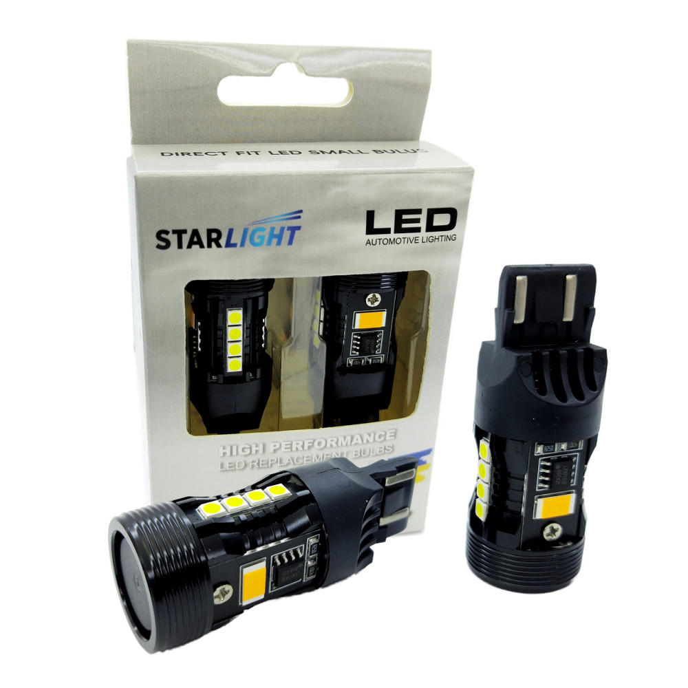 Комплект світлодіодних ламп StarLight LED SL-CB7 CANBUS W21/5W (7443) W3X16q DRL + поворот 12V Харків - фото 1