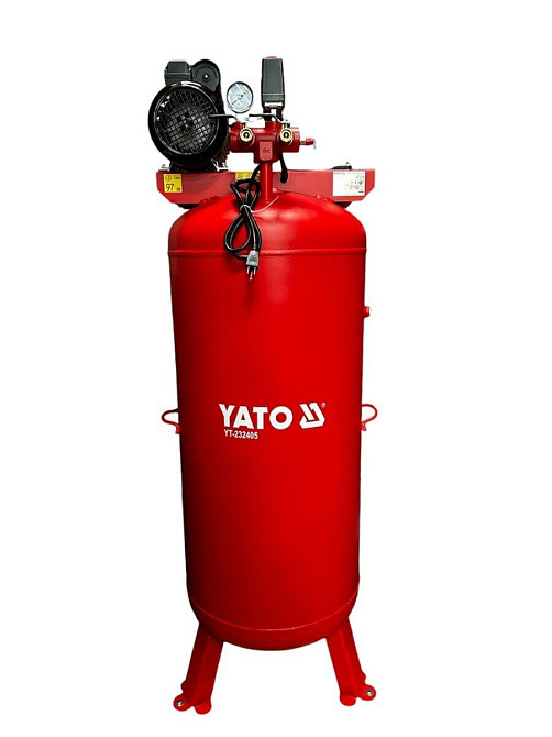 Компресор мережевий YATO 230 В, 2.8 кВт, тиск ≤ 8 Bar,  под. повітря- 290 л/хв, ресивер- 227 л Одесса - изображение 1