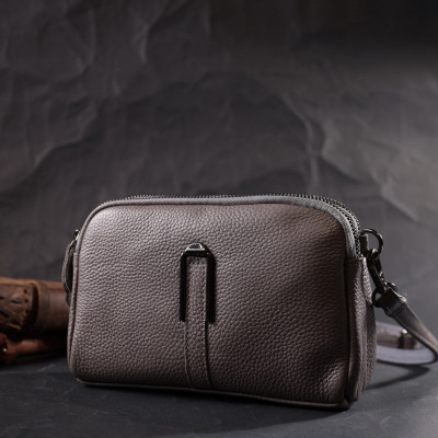 Сумка Vintage Из натуральной кожи Серая (22278) Винница - изображение 3