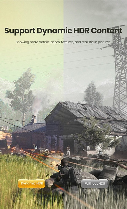 Кабель UGREEN DP Male to Male 8K, 1.5м, черный Киев - изображение 10