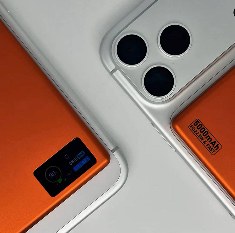 Повербанк 007 10000 mAh 20W з FTF-дисплеєм (MagSafe) - помаранчевий Киев - изображение 13