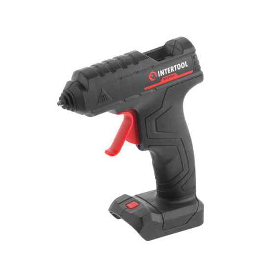 Клейовий пістолет акумуляторний INTERTOOL WT-9301, 20 В, 10.8-11.5мм, без ЗП та АКБ - пістолет для склеювання Львів