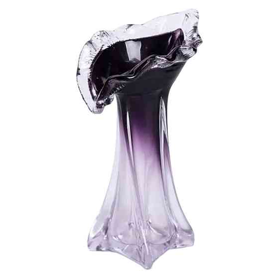 Ваза для квітів 22 см декоративна ваза для букета 200 мл Фіолетова HP-9-8 Коломия