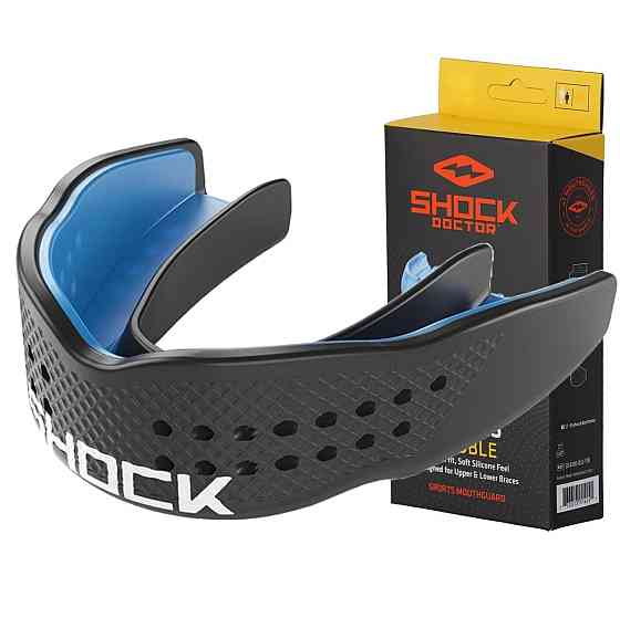Капа Shock Doctor SuperFit доросла (вік 11+) Black (art. 8901-BK-AD) Кам'янське