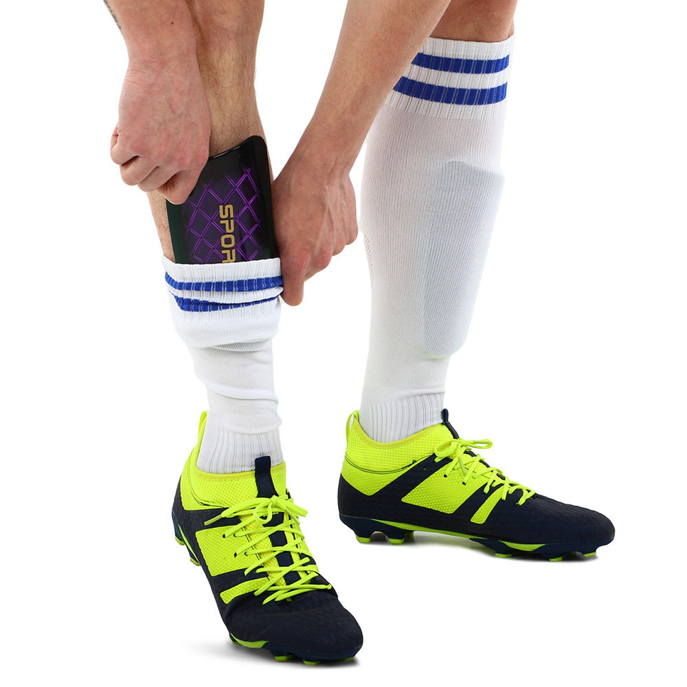 Щитки футбольні SPORTS SP-Sport FB-9729 L Вишнёвое - изображение 8