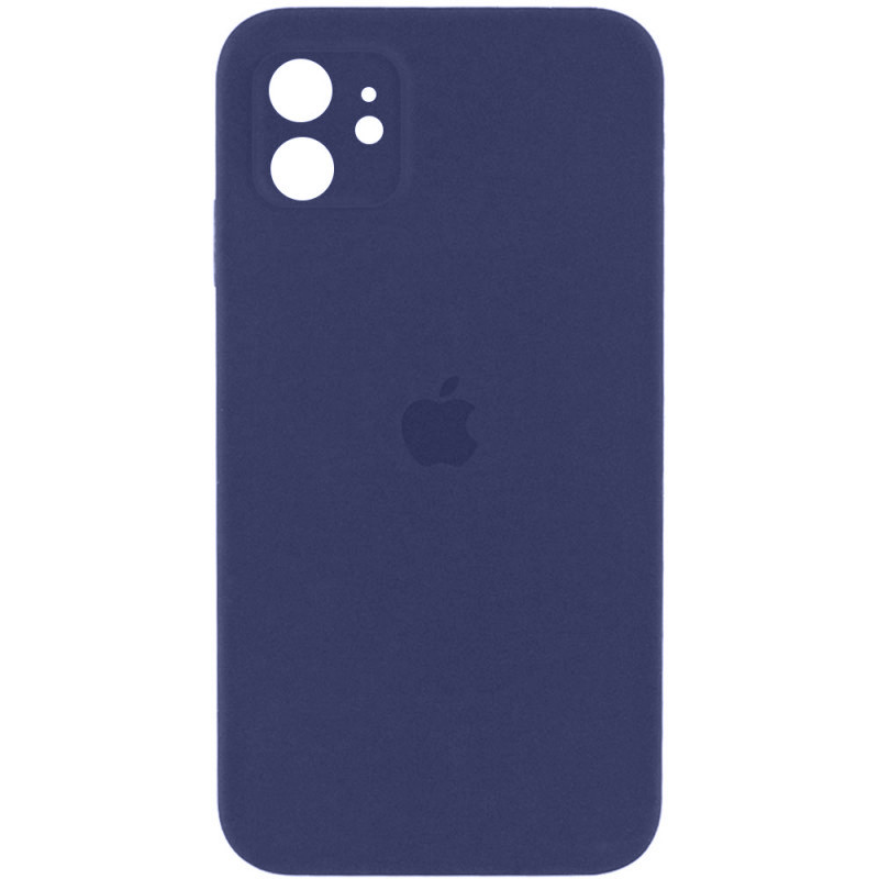 Чохол для смартфона Silicone Full Case AA Camera Protect for Apple iPhone 11 7,Dark Blue Київ - фото 1
