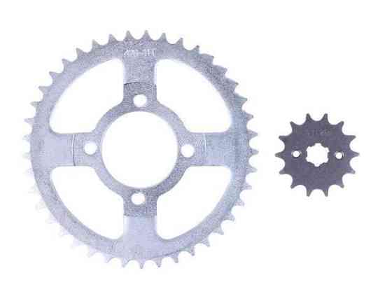 Зірка задня та зірка передня 41Т/14Т 428H на мопед Альфа, к-т: 2 шт. Мукачево